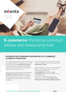 Cover - E-commerce: the bot as a product advisor and reassurance tool
